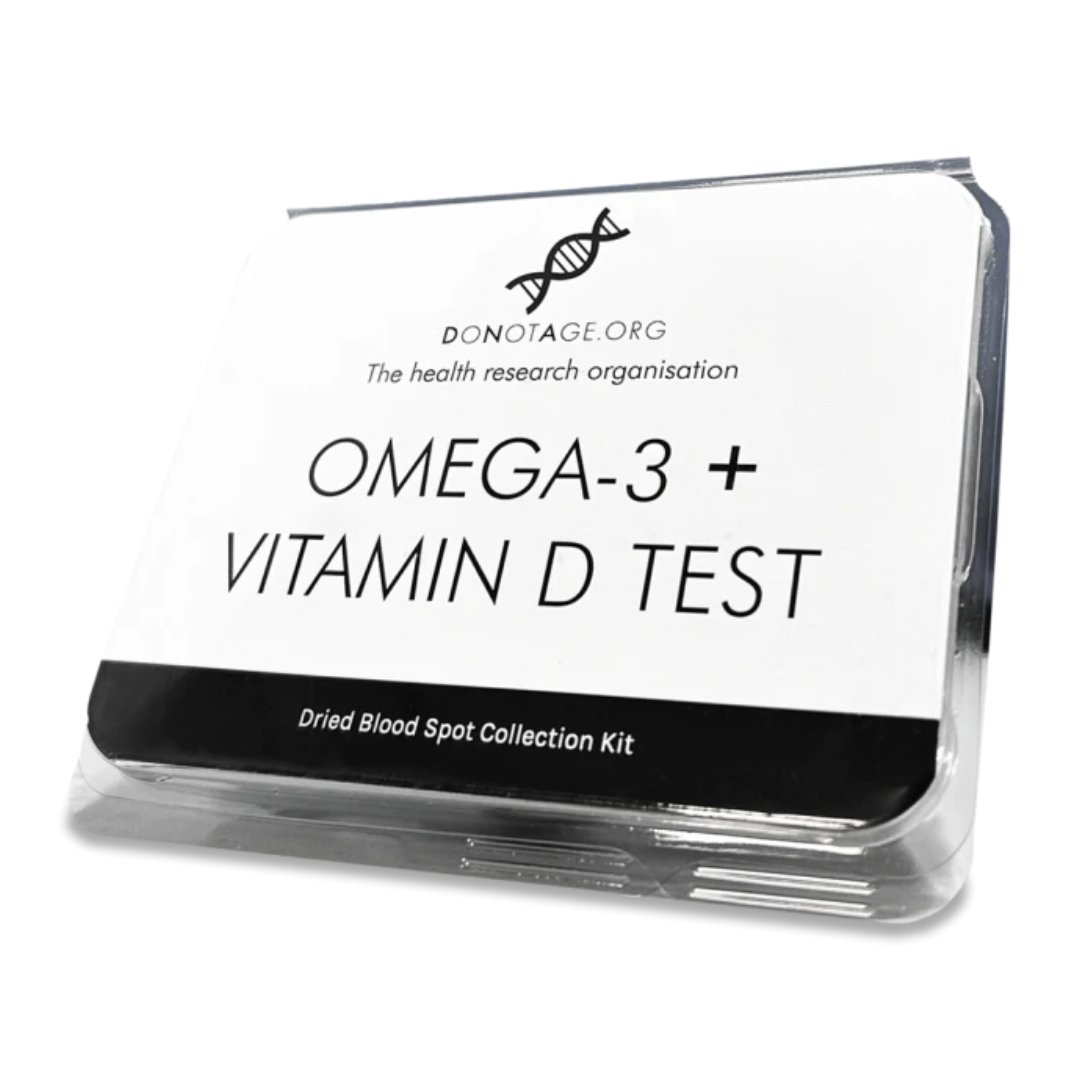 Kit de análisis casero de vitamina D y omega-3